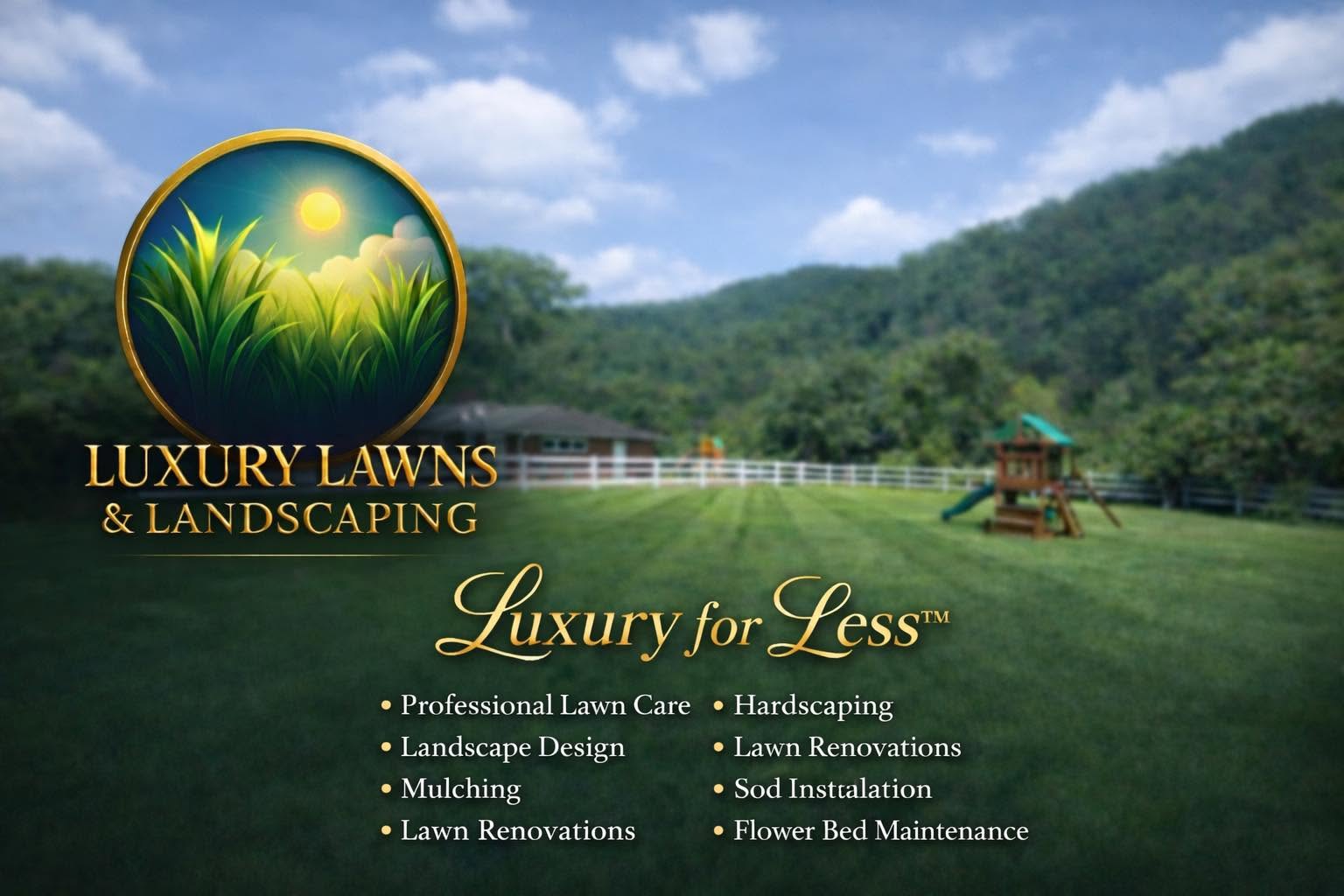 Luxury Lawns WV work